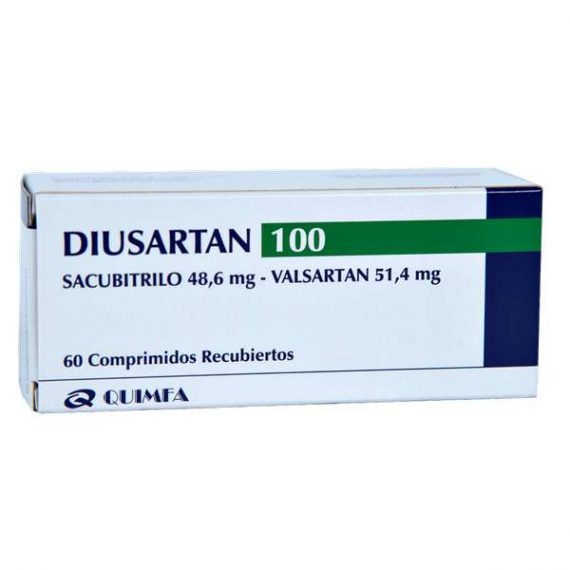 SACUBITRILO / VALSARTAN 100 mg 60 COMPRIMIDOS